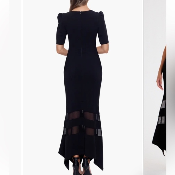 Xscape VNeck Scuba Gown - Picture 3 of 7